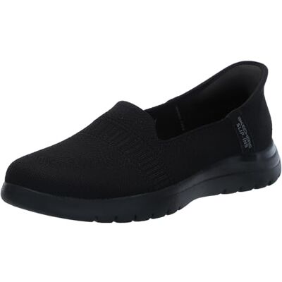 138182-BBK Skechers On-The-go Flex-Camellia Hands Free Slip-ins wsuwane klapki damskie, Black Textile, 39 EU 138182-BBK Skechers On-The-go Flex-Camellia Hands Free Slip-ins wsuwane klapki damskie, Black Textile, 39 EU