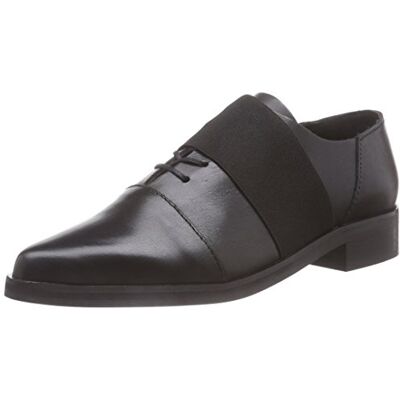 16046477_Black SELECTED FEMME Sfelin Derby półbuty sznurowane damskie, czarny czarny Black 41 EU 16046477_Black SELECTED FEMME Sfelin Derby półbuty sznurowane damskie, czarny czarny Black 41 EU