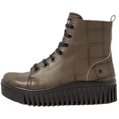 1513 ART Damskie buty Oxford Brighton, khaki w kratę, 38, Khaki Tartan, 38 EU 1513 ART Damskie buty Oxford Brighton, khaki w kratę, 38, Khaki Tartan, 38 EU