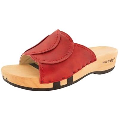 404 Woody Vanessa damskie buty drewniane, czerwone, rozmiar 35 EU, czerwony, 35 EU 404 Woody Vanessa damskie buty drewniane, czerwone, rozmiar 35 EU, czerwony, 35 EU