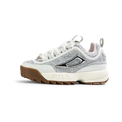 FFW0631 FILA Disruptor Cq Wmn, damskie buty sportowe, szare fioletowe srebro, 38 EU, produkt wielobarwny, 38 EU FFW0631 FILA Disruptor Cq Wmn, damskie buty sportowe, szare fioletowe srebro, 38 EU, produkt wielobarwny, 38 EU
