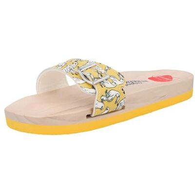 00100-123 Berkemann Unisex oryginalne sandały drewniane, żółty, 37.5 EU 00100-123 Berkemann Unisex oryginalne sandały drewniane, żółty, 37.5 EU
