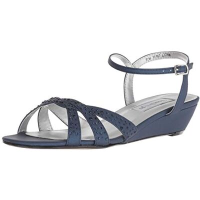 4378-410-9.5 W US Touch Ups Damskie sandały Lena Wedge, granatowy 39.5 EU 4378-410-9.5 W US Touch Ups Damskie sandały Lena Wedge, granatowy 39.5 EU