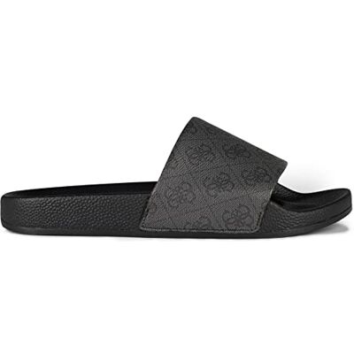 FM6RIM GUESS Męskie sandały plażowe Colico Man, Czarny, 44 EU FM6RIM GUESS Męskie sandały plażowe Colico Man, Czarny, 44 EU