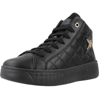 J46DVA000BC Geox J Mikiroshi Girl A, Trampki Dziewczyny, czarny, 28 EU J46DVA000BC Geox J Mikiroshi Girl A, Trampki Dziewczyny, czarny, 28 EU