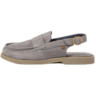 N5872 El Naturalista Piaskowiec, płaskie sandały damskie, denim, szerokość 38 EU, niebieski/szary, 38 EU Ancho N5872 El Naturalista Piaskowiec, płaskie sandały damskie, denim, szerokość 38 EU, niebieski/szary, 38 EU Ancho