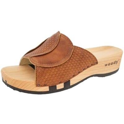 404 Woody Vanessa damskie buty drewniane, brązowy szafran, 39 EU, Saforbraun, 39 eu 404 Woody Vanessa damskie buty drewniane, brązowy szafran, 39 EU, Saforbraun, 39 eu