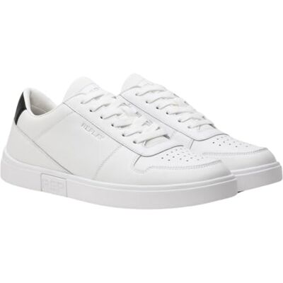 GMZ3P .000.C0022L Replay Męskie sneakersy POLYS Court 3, 062 White Black, 43 EU, 062 White Black, 43 EU GMZ3P .000.C0022L Replay Męskie sneakersy POLYS Court 3, 062 White Black, 43 EU, 062 White Black, 43 EU