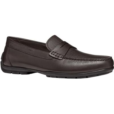 U44Q6D04347 Geox Męskie mokasyny U Moner W 2fit D, Kawa, 44 EU U44Q6D04347 Geox Męskie mokasyny U Moner W 2fit D, Kawa, 44 EU