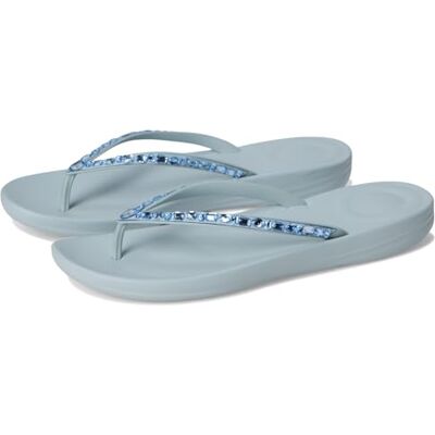 JC8-C34 Fitflop Damskie ergonomiczne klapki iQUSHION Multi-Crystal, niebieskie, 3 UK, NIEBIESKI, 36 EU JC8-C34 Fitflop Damskie ergonomiczne klapki iQUSHION Multi-Crystal, niebieskie, 3 UK, NIEBIESKI, 36 EU