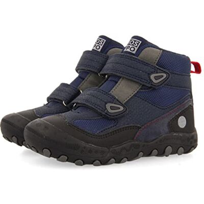 67817-P Buty trekkingowe w kolorze granatowym z wyściełanym kołnierzem i regulowanymi zapięciami dla dziewczynek i chłopców, Granatowy, 31 EU 67817-P Buty trekkingowe w kolorze granatowym z wyściełanym kołnierzem i regulowanymi zapięciami dla dziewczynek i chłopców, Granatowy, 31 EU