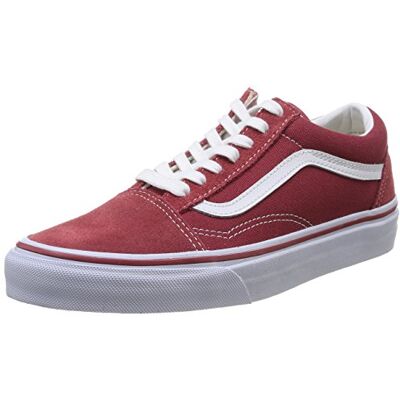 VVOKDIC Vans U Old Skool, buty typu sneaker, uniseks, Rot Rouge Brick Red True White, 46 EU VVOKDIC Vans U Old Skool, buty typu sneaker, uniseks, Rot Rouge Brick Red True White, 46 EU