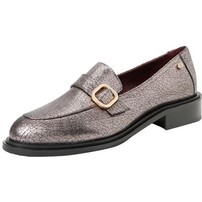 FRS1490 Fred de la Bretoniere Damskie ILAY with Buckle Loafer, czarne, 39 EU, czarny, 39 eu FRS1490 Fred de la Bretoniere Damskie ILAY with Buckle Loafer, czarne, 39 EU, czarny, 39 eu