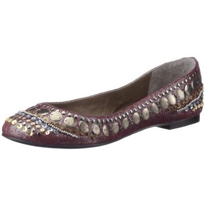 Buffalo 209-4063 printed imi suede, baleriny damskie, fioletowy fioletowy Purple01-37 eu Buffalo 209-4063 printed imi suede, baleriny damskie, fioletowy fioletowy Purple01-37 eu