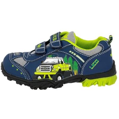 300143 Lico MONSTERTRUCK V BLINK Uniseks dzieci Buty sneakersy, morski/cytrynowy, 22 EU 300143 Lico MONSTERTRUCK V BLINK Uniseks dzieci Buty sneakersy, morski/cytrynowy, 22 EU