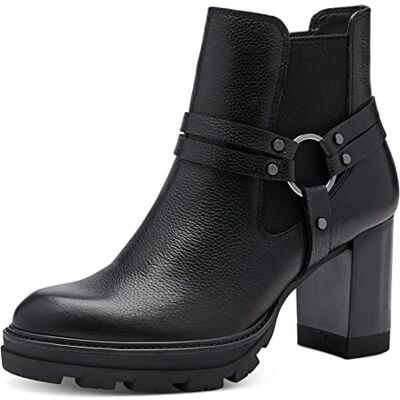 1-1-25046-41 Tamaris Damskie botki, damskie botki, wkładka Touch, Czarny Black Leather, 40 EU 1-1-25046-41 Tamaris Damskie botki, damskie botki, wkładka Touch, Czarny Black Leather, 40 EU