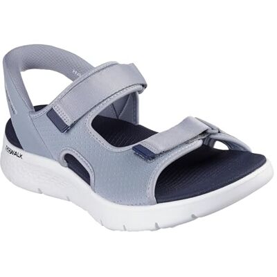 229210 Skechers Go Walk Flex Sandal Easy Entry męskie sportowe, Szary i granatowy materiał, 42.5 EU 229210 Skechers Go Walk Flex Sandal Easy Entry męskie sportowe, Szary i granatowy materiał, 42.5 EU