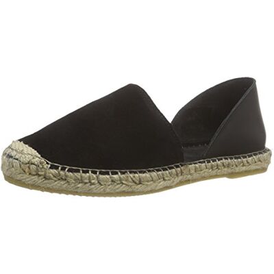 17073449_Black PIECES Damskie espadryle Psjasha Leather Blk Espadryle, czarny czarny Black 37 eu 17073449_Black PIECES Damskie espadryle Psjasha Leather Blk Espadryle, czarny czarny Black 37 eu