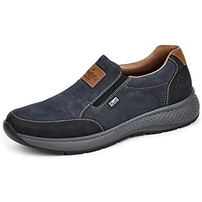 B7654 Rieker Męskie buty płaskie , Niebieski kombi., 46 EU B7654 Rieker Męskie buty płaskie , Niebieski kombi., 46 EU