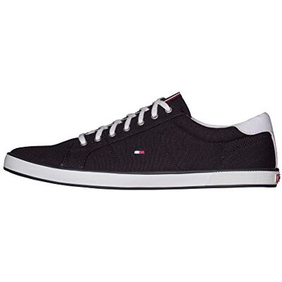 FM0FM00596403 Tommy Hilfiger Mężczyźni Harlow 1D Buty Sportowe, Czarny, 45 EU FM0FM00596403 Tommy Hilfiger Mężczyźni Harlow 1D Buty Sportowe, Czarny, 45 EU