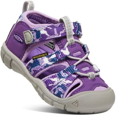 1026303 KEEN Unisex Baby Seacamp 2 CNX-Baby Sandal, Camo Tillandsia Fioletowy, 3 UK Child 1026303 KEEN Unisex Baby Seacamp 2 CNX-Baby Sandal, Camo Tillandsia Fioletowy, 3 UK Child