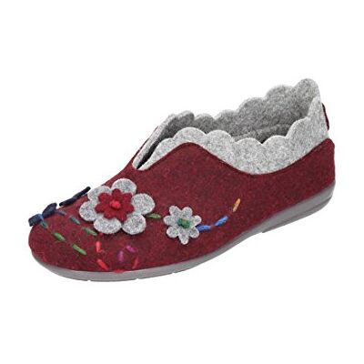 340190_rot Manitu Damskie kapcie 340190 płaskie, czerwony czerwony 40 EU 340190_rot Manitu Damskie kapcie 340190 płaskie, czerwony czerwony 40 EU