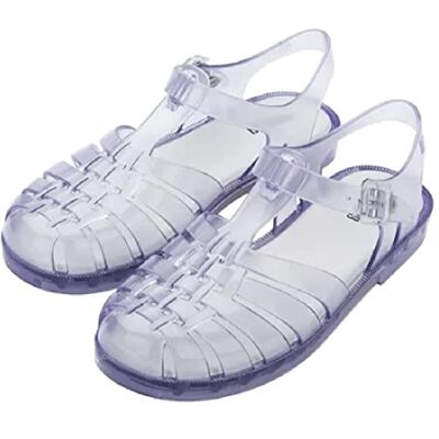 32408_Glass_5.5 UK melissa Possession Ad Płaskie Sandały Damskie, Czysty, 38 EU 32408_Glass_5.5 UK melissa Possession Ad Płaskie Sandały Damskie, Czysty, 38 EU
