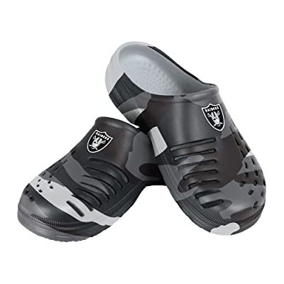 SNMNNFTCMDG FOCO Męskie buty NFL Team Logo Tonal Camo Slipper Clogs, kolor kamuflażu, 7-8, Kamuflaż glina, 7-8 SNMNNFTCMDG FOCO Męskie buty NFL Team Logo Tonal Camo Slipper Clogs, kolor kamuflażu, 7-8, Kamuflaż glina, 7-8