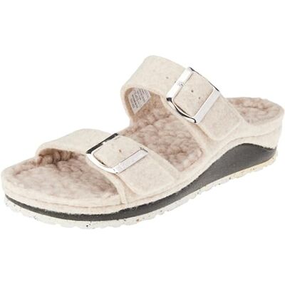 01379-744 Berkemann Damskie kapcie Amea Rcycl, biało-szary, 35.5 eu 01379-744 Berkemann Damskie kapcie Amea Rcycl, biało-szary, 35.5 eu