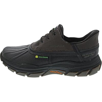 256002 Skechers Męski x John Deere RESPECTED TANZIER, Czekoladowa skóra Duraleather czarne wykończenie, 47.5 EU 256002 Skechers Męski x John Deere RESPECTED TANZIER, Czekoladowa skóra Duraleather czarne wykończenie, 47.5 EU