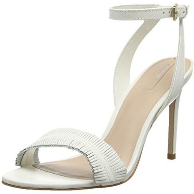 45988606_White / 70 Aldo Damskie sandały na obcasie Neila, Biały biały 70-19 EU 45988606_White / 70 Aldo Damskie sandały na obcasie Neila, Biały biały 70-19 EU