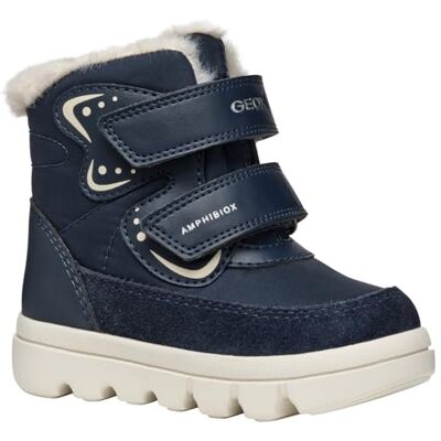B365AA0FU22 Geox Dziewczynka B Willaboom Girl B A Ankle Boot, Granatowy Z?amana biel, 24 EU B365AA0FU22 Geox Dziewczynka B Willaboom Girl B A Ankle Boot, Granatowy Z?amana biel, 24 EU