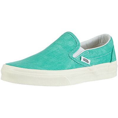 VZMRFR7 Vans U Classic Ca Slip-On buty dla dorosłych, uniseks, zielony Zielony Washed Pool Green 42.5 EU VZMRFR7 Vans U Classic Ca Slip-On buty dla dorosłych, uniseks, zielony Zielony Washed Pool Green 42.5 EU