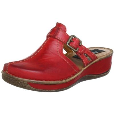 Manitu Damskie klapki 900382, czerwony czerwony 36 EU Manitu Damskie klapki 900382, czerwony czerwony 36 EU