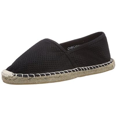 17064242_Black PIECES HAISHA ESPADRILLOS MESH BLACK, damskie espadryle, czarny czarny Black 41 EU 17064242_Black PIECES HAISHA ESPADRILLOS MESH BLACK, damskie espadryle, czarny czarny Black 41 EU