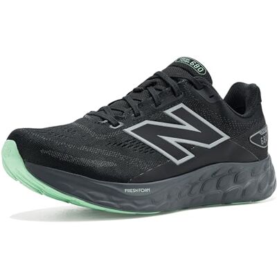W680WBK8 New Balance Damskie 680 trampki, czarne, 37,5 EU W680WBK8 New Balance Damskie 680 trampki, czarne, 37,5 EU