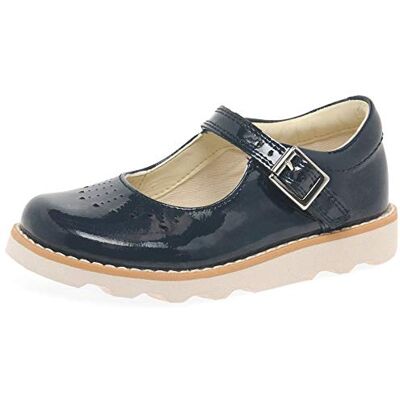 261411297_Navy Patent Clarks Dziewczęca korona skok T baleriny, Niebieski granatowy patent granatowy patent 22 EU 261411297_Navy Patent Clarks Dziewczęca korona skok T baleriny, Niebieski granatowy patent granatowy patent 22 EU