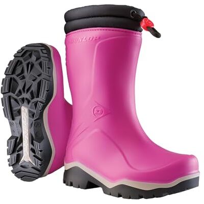 K37401.34 DUNLOP Blizzard dziecięce buty z podszewką uniseks, Rosa, 34 EU K37401.34 DUNLOP Blizzard dziecięce buty z podszewką uniseks, Rosa, 34 EU