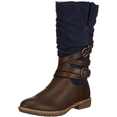 5-5-56607-23_DENIM/COGNAC 872 s.Oliver 56607 dziewczęce półbuty wsuwane, niebieski Niebieski denim koniakowy 872-37 eu 5-5-56607-23_DENIM/COGNAC 872 s.Oliver 56607 dziewczęce półbuty wsuwane, niebieski Niebieski denim koniakowy 872-37 eu