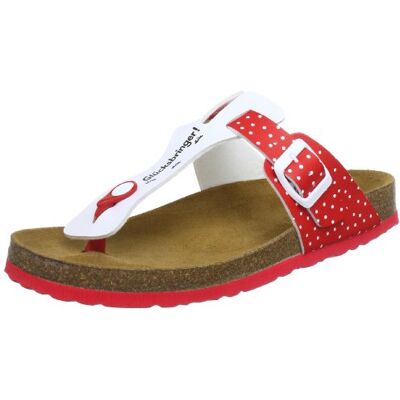 500143 Sheepworld Unisex klapki dziecięce, czerwony Czerwony, czerwony, biały 4. 46 EU 500143 Sheepworld Unisex klapki dziecięce, czerwony Czerwony, czerwony, biały 4. 46 EU
