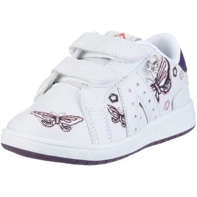 Shelly EB Kids V 671002, dziewczęce trampki, biały Weiss Weiss Lila Rosa 21 EU Shelly EB Kids V 671002, dziewczęce trampki, biały Weiss Weiss Lila Rosa 21 EU