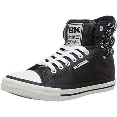 B35-3702_Black/Silver 01 British Knights Atoll wysokie buty sportowe damskie, czarny Czarny Black Silver 01-41 EU B35-3702_Black/Silver 01 British Knights Atoll wysokie buty sportowe damskie, czarny Czarny Black Silver 01-41 EU