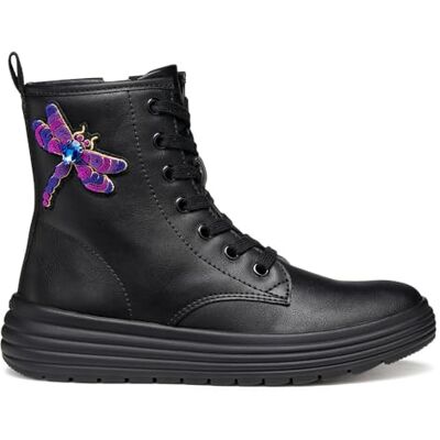 J46ETD000BC Geox J PHAOLAE Girl Ankle Boot, czarne, 30 EU, czarny, 30 EU J46ETD000BC Geox J PHAOLAE Girl Ankle Boot, czarne, 30 EU, czarny, 30 EU