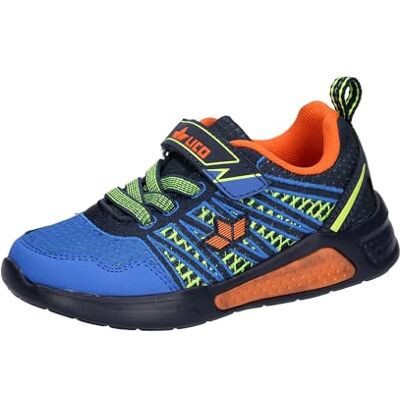 300275 Lico Blinky Boy Sneaker, niebieskie/morskie/pomarańczowe, rozmiar 34, Niebieski morski pomarańczowy, 33 EU 300275 Lico Blinky Boy Sneaker, niebieskie/morskie/pomarańczowe, rozmiar 34, Niebieski morski pomarańczowy, 33 EU