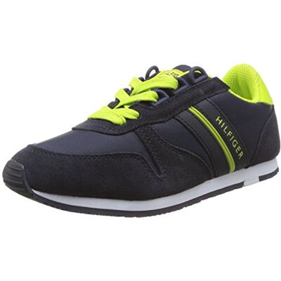 Fb56819020_Midnight/lime Punch_37 Tommy Hilfiger Jagger 6C, modne trampki chłopięce, Wielokolorowy Midnight Lime Punch, 37 EU Fb56819020_Midnight/lime Punch_37 Tommy Hilfiger Jagger 6C, modne trampki chłopięce, Wielokolorowy Midnight Lime Punch, 37 EU