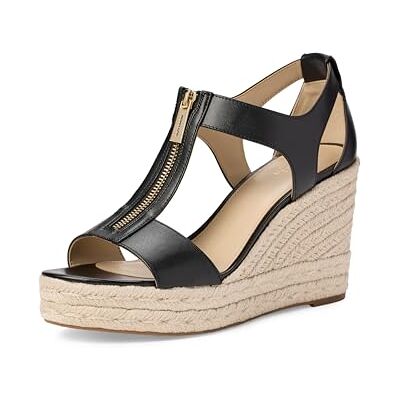 40R4BRMS1L-001 Michael Kors Berkley Mid Wedge damskie, Czarny, 40.5 EU 40R4BRMS1L-001 Michael Kors Berkley Mid Wedge damskie, Czarny, 40.5 EU
