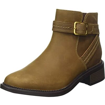261680794 Clarks Damskie buty Maye Strap Chelsea Boot, Dark Tan Lea, 37,5 EU 261680794 Clarks Damskie buty Maye Strap Chelsea Boot, Dark Tan Lea, 37,5 EU