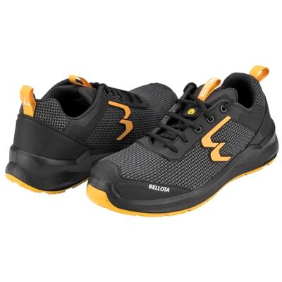 RUNAS3S41 Bellota Buty ochronne Run, buty budowlane unisex dla dorosłych, czarno-żółty, 41 EU, czarny, żółty, 41 EU RUNAS3S41 Bellota Buty ochronne Run, buty budowlane unisex dla dorosłych, czarno-żółty, 41 EU, czarny, żółty, 41 EU