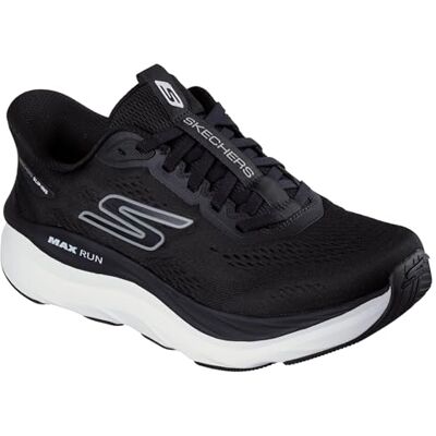 221000 Skechers Męskie trampki MAX Run, czarne, tekstylne, 40,5 EU 221000 Skechers Męskie trampki MAX Run, czarne, tekstylne, 40,5 EU