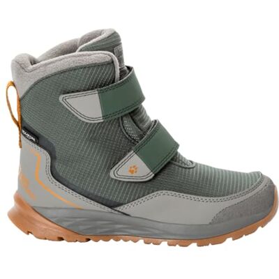 4036723_4136_ Jack Wolfskin Polar Bear Texapore High Vc K śniegowce dziecięce, uniseks, Slate Green, 26 EU 4036723_4136_ Jack Wolfskin Polar Bear Texapore High Vc K śniegowce dziecięce, uniseks, Slate Green, 26 EU